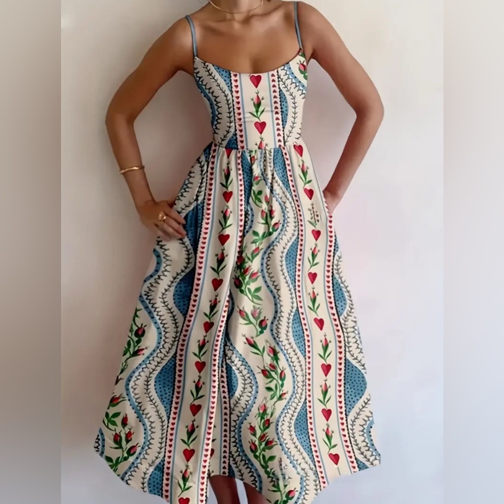 Floral Patterned Maxi Dress